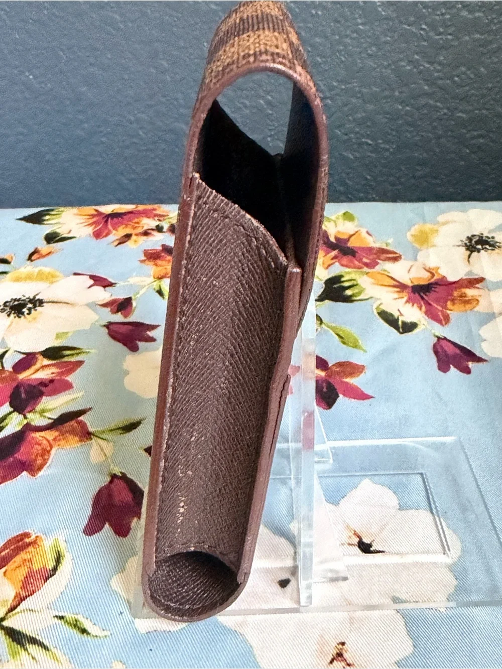 Louis Vuitton Brown Damier Cigarrete/lipstick holder.